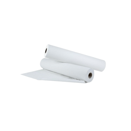 PAPEL CAMILLA ROLLO BLANCO BICAPA 2C 58 CM x 60 M C/6 UD