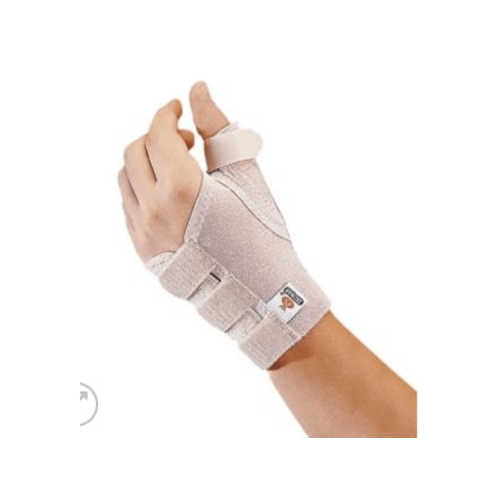 MUÑEQUERA FERULA C/SOPORTE PULGAR IZDA.