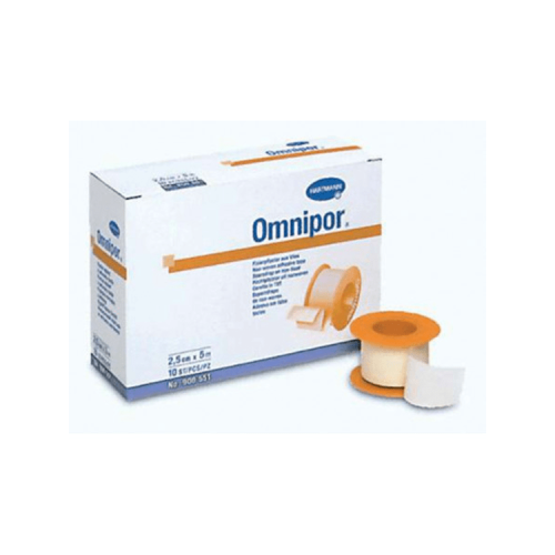 ESPARADRAPO HIPOALERGENICO DE PAPEL OMNIPOR 5 M