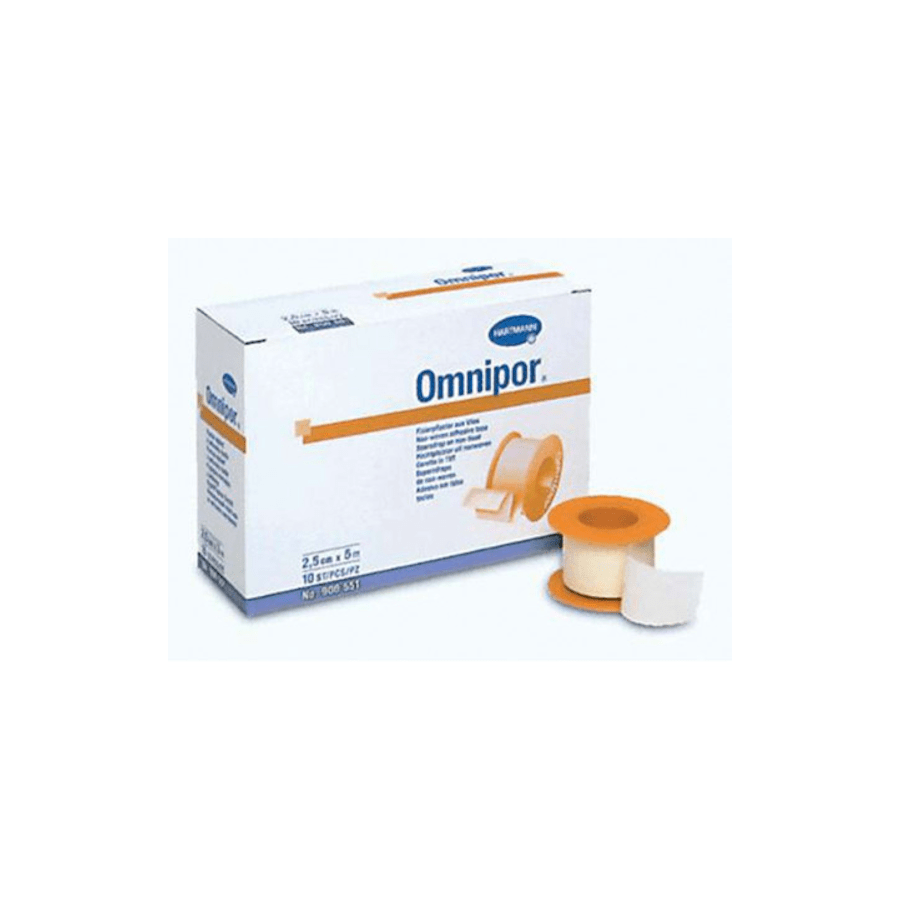 ESPARADRAPO HIPOALERGENICO DE PAPEL OMNIPOR 5 M