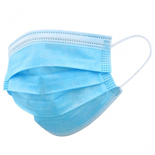 MASCARILLA QUIRURGICA AZUL 3C