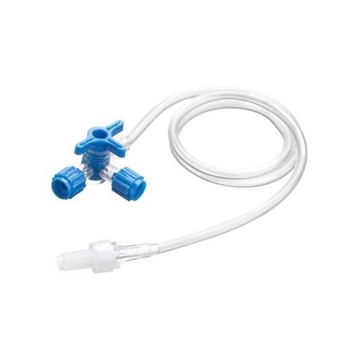 LLAVE DE 3 VIAS CON ALARGADERA DE 25 cm