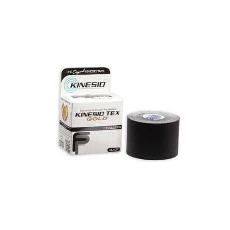 KINESIO TEX GOLD 5 m X 5 CM NEGRO