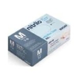 GUANTE NITRILO NITRIFLEX AZUL S/POLVO  T/M  C/100