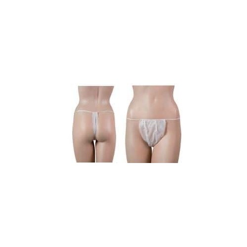 TANGA MINI PP STD BLANCO 30 GR S/RIBETE INDIV B/50