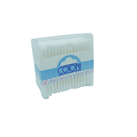 BASTONCILLO DE ALGODÓN C/200 UD