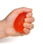 EJERCITADOR MANOS HUEVO SUAVE ROJO