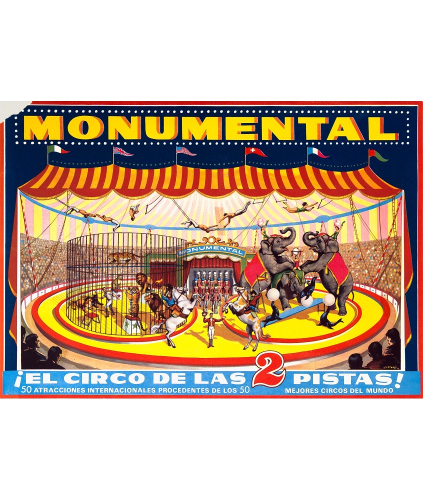 MONUMENTAL. ¡EL CIRCO DE LAS 2 PISTAS!