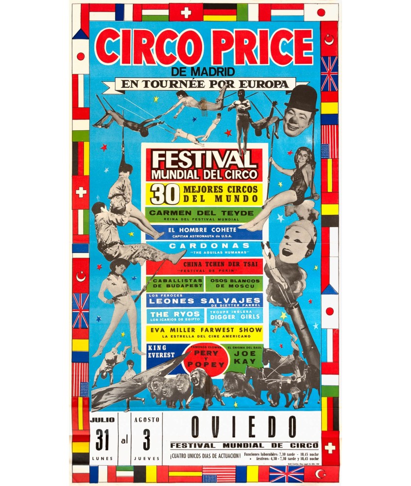 CIRCO PRICE. EN TOURNEE POR EUROPA