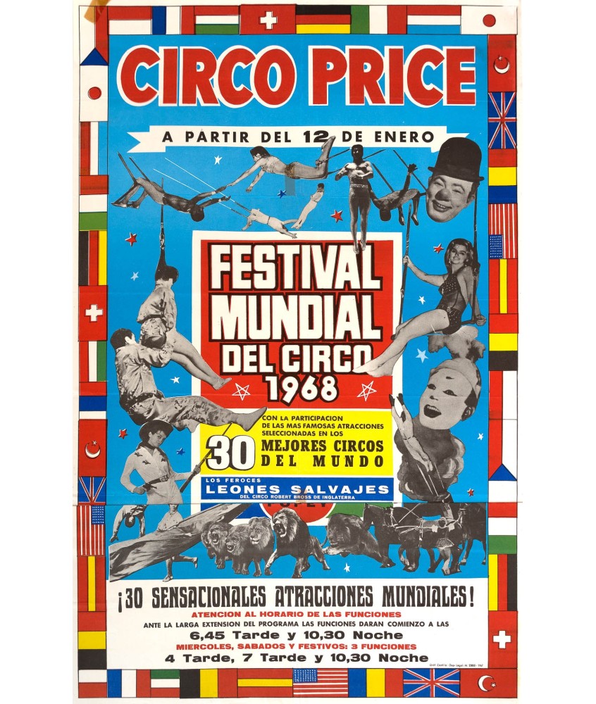 CIRCO PRICE. FESTIVAL MUNDIAL DEL CIRCO 1968