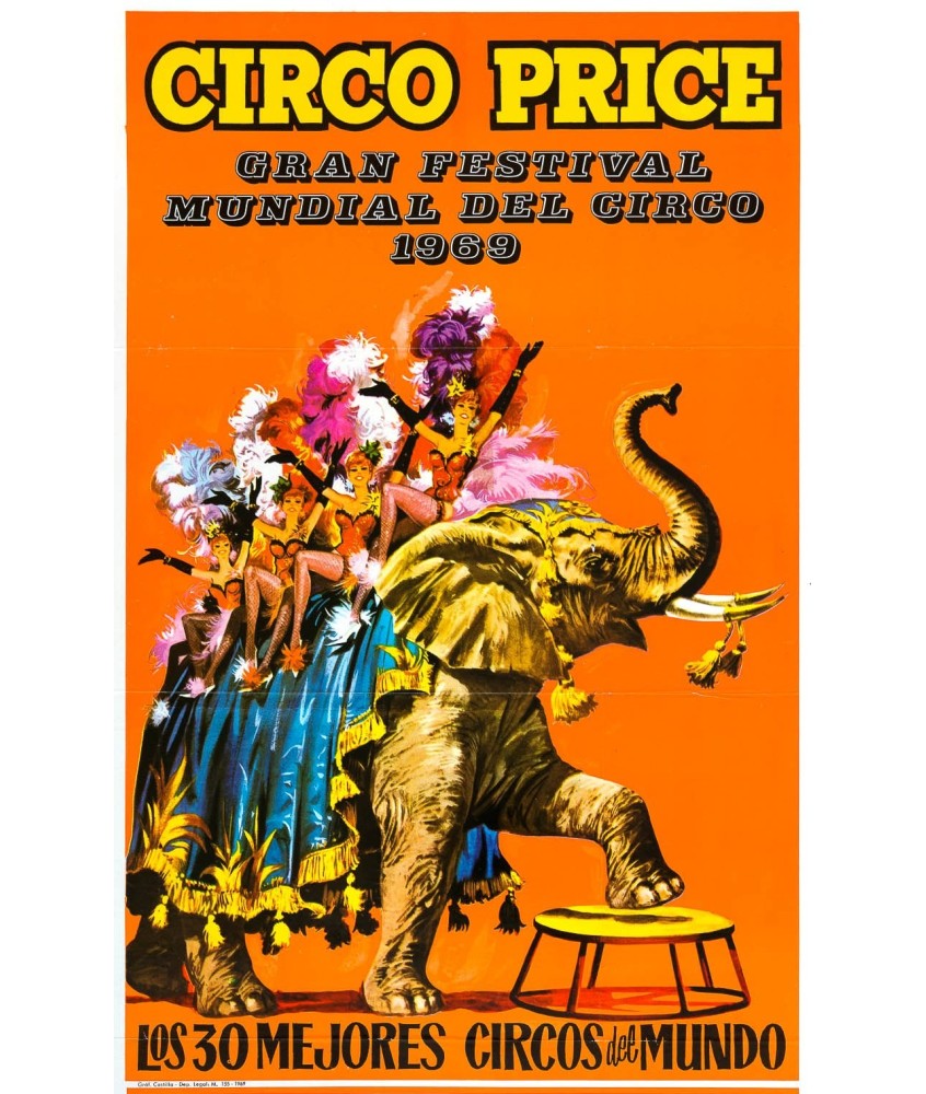 CIRCO PRICE. GRAN FESTIVAL MUNDIAL DEL CIRCO 1969