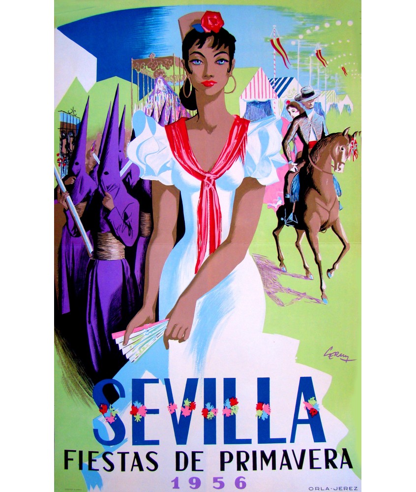 SEVILLA FIESTAS DE PRIMAVERA 1956