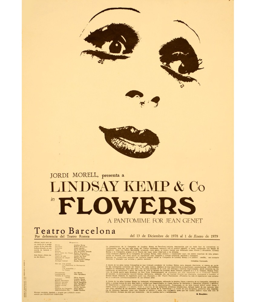 LINDSAY KEMP & Co in FLOWERS