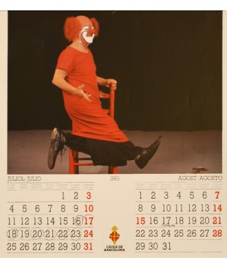 CALENDARIO CHARLIE RIVEL 1983