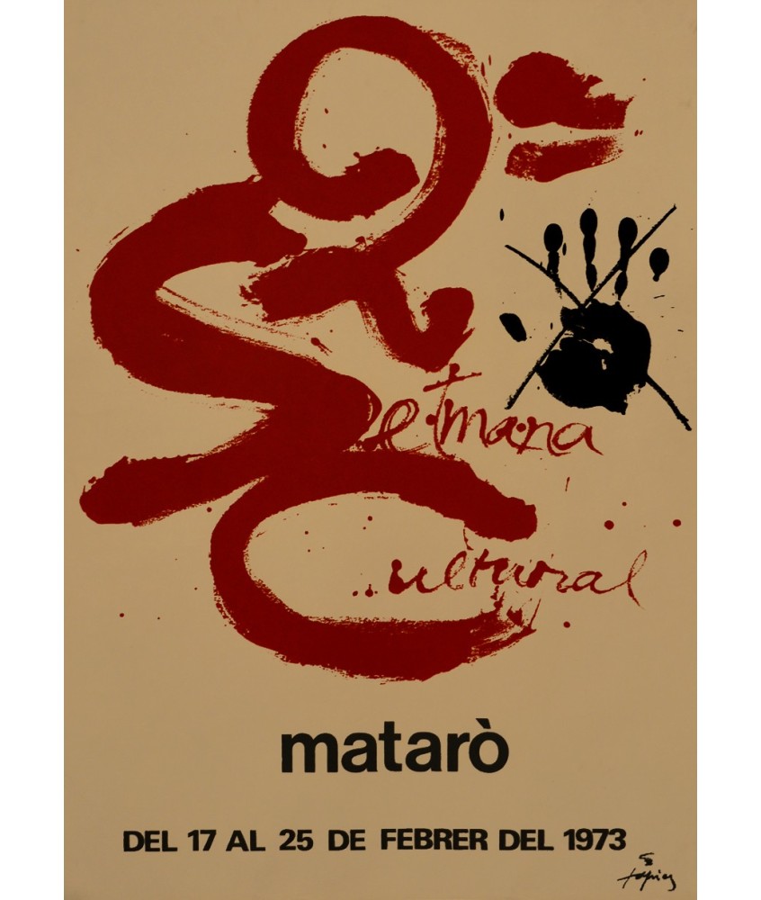 2ª SETMANA CULTURAL MATARO. TAPIES