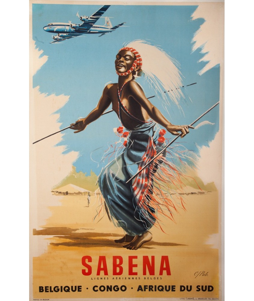 SABENA. CONGO-BELGIQUE-AFRIQUE DU SUD