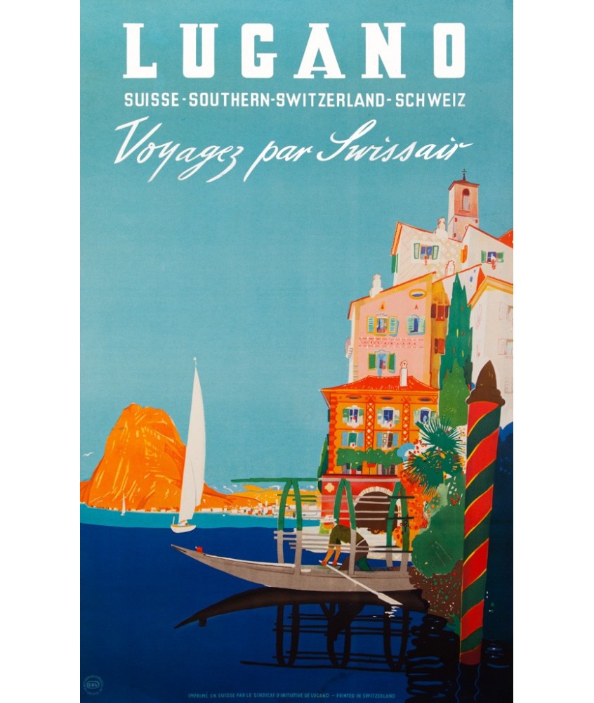 LUGANO. VOYAGEZ PAR SWISSAIR