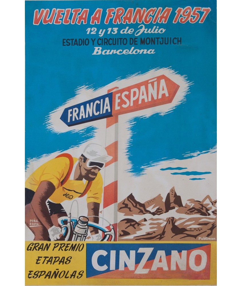 (TOUR DE FRANCE) VUELTA A FRANCIA 1957. MONTJUICH