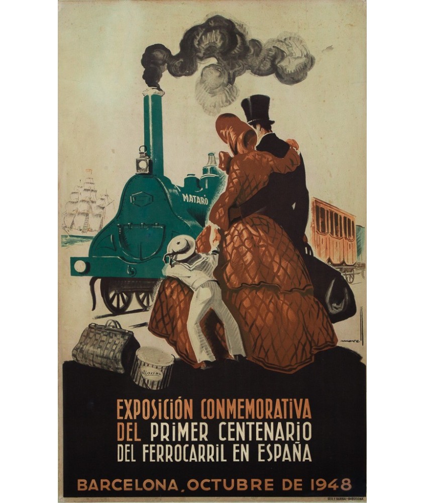 EXPOSICIÓN 1er. CENTENARIO FERROCARRIL ESPAÑA