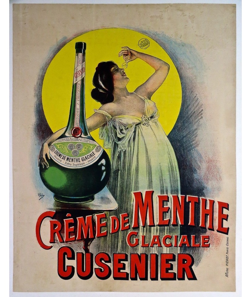 CREME DE MENTHE GLACIALE CUSENIER...