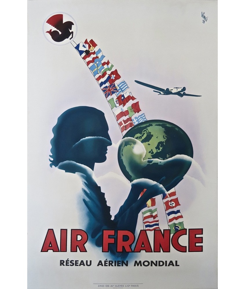 AIR FRANCE. RESEAU AERIEN MONDIAL