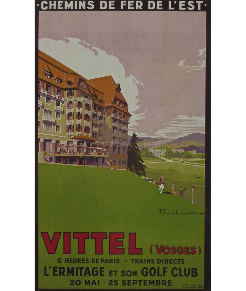 VITTEL (VOSGES) L'ERMITAGE ET SON GOLF CLUB