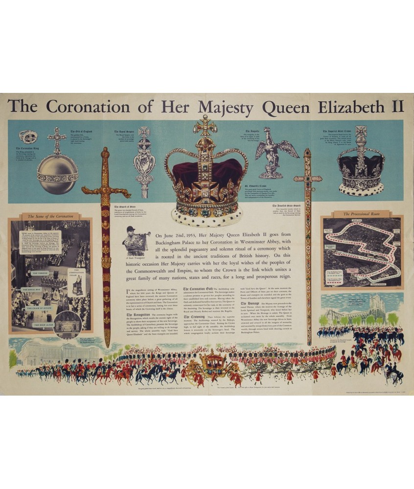 THE CORONATION OF HER MAJESTY QUEEN ELIZABETH II