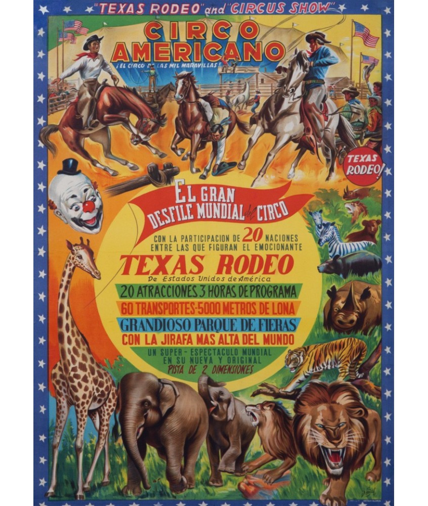 CIRCO AMERICANO. TEXAS RODEO