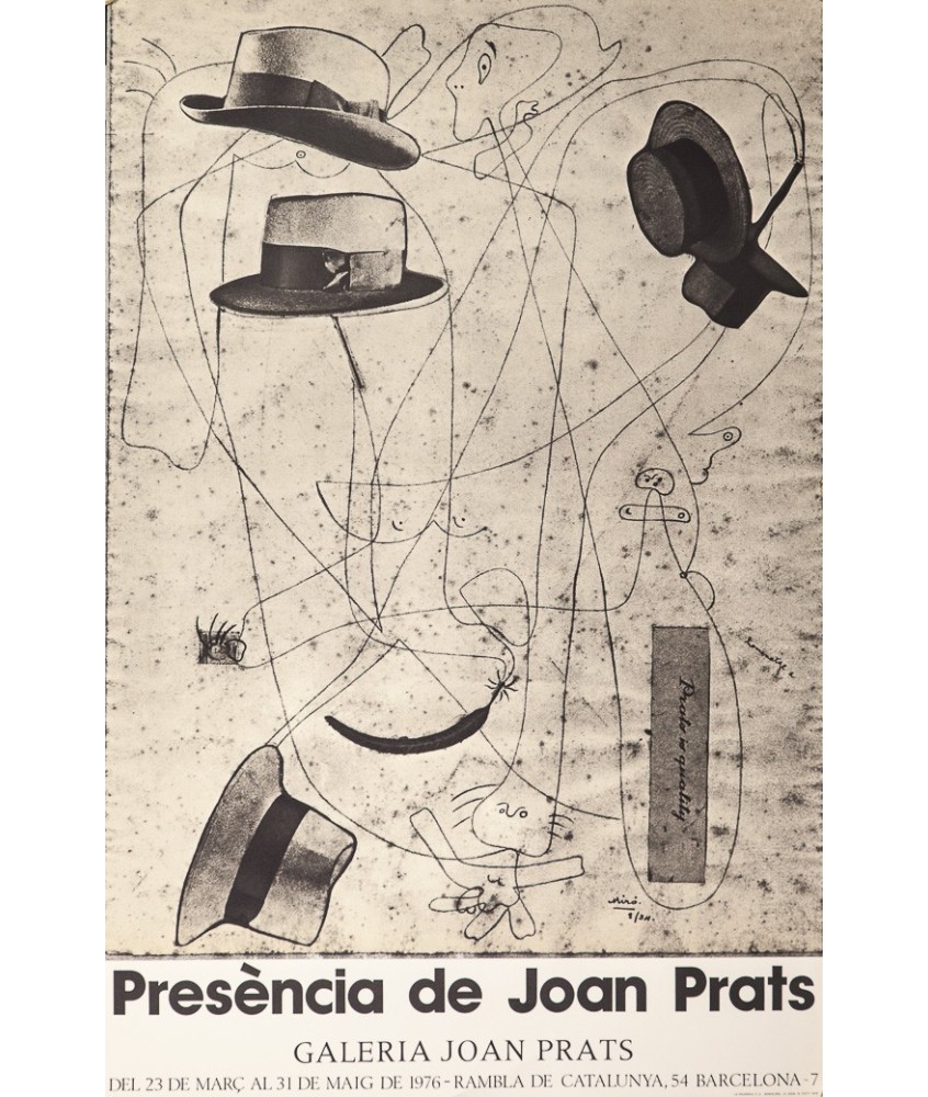 PRESENCIA DE JOAN PRATS. MIRO 1976