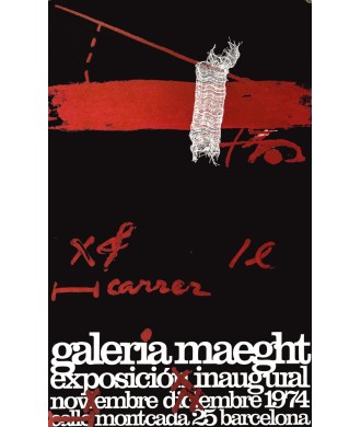 GALERIA MAEEHT. EXPOSICIO INAUGURAL 1974. TAPIES