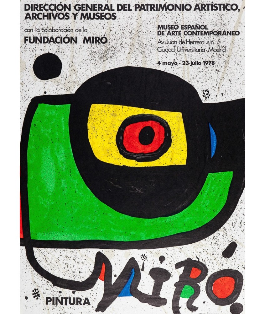 PINTURA MIRO. MADRID 1978 