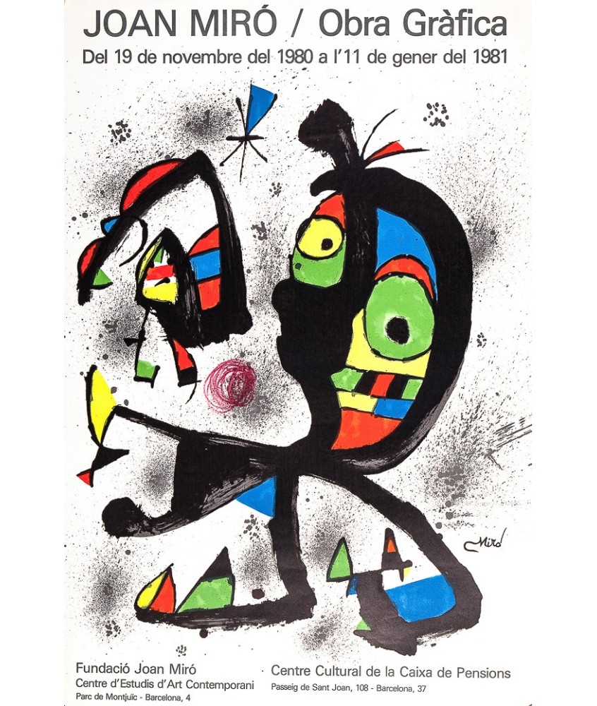 MIRO. OBRA GRAFICA 1981