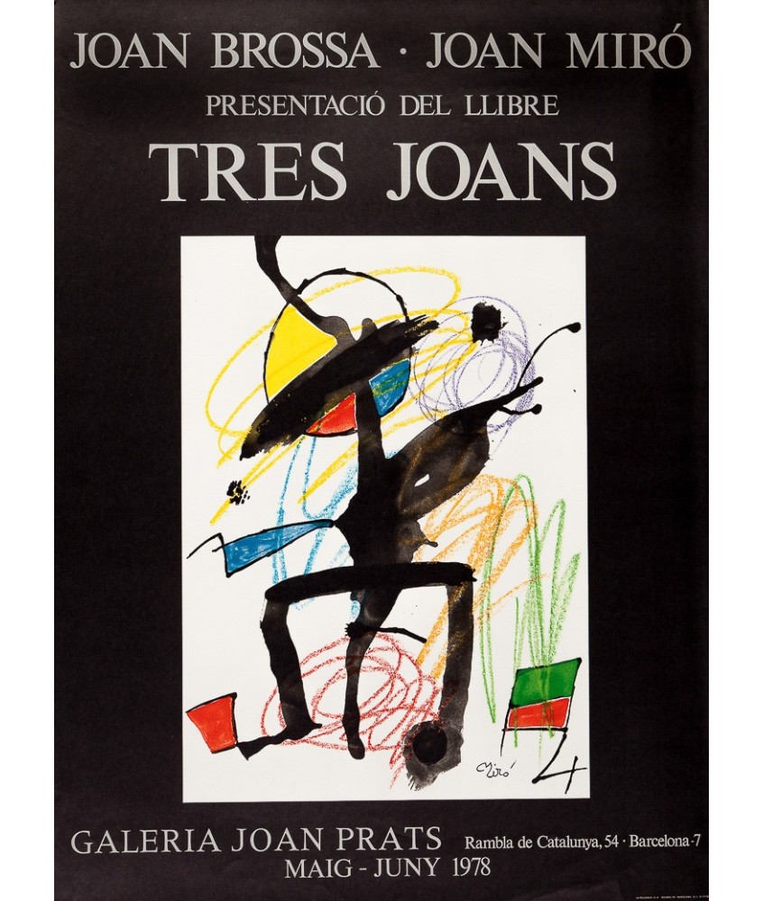 JOAN BROSSA-JOAN MIRO. PRESENTACIO DEL LLIBRE TRES JOANS