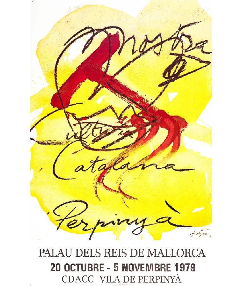 MOSTRA CULTURA CATALANA PERPINYA. TAPIES