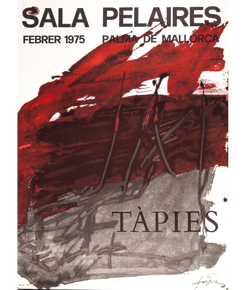 TAPIES. SALA PERAIRES 1975