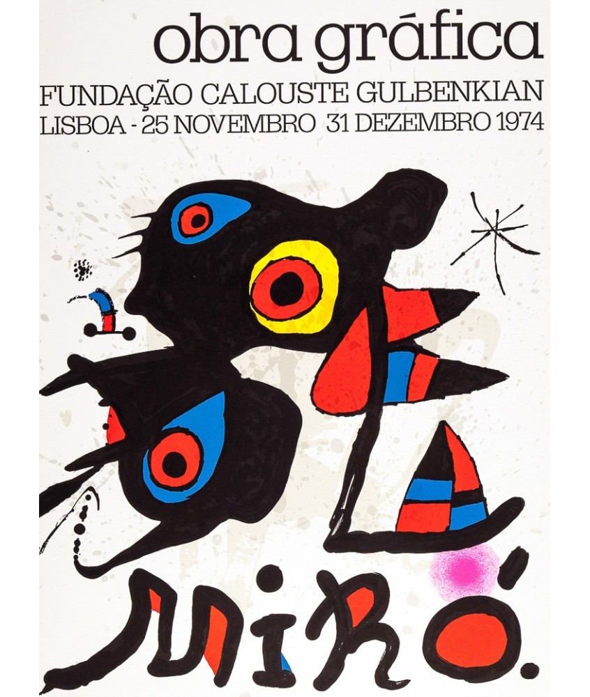 MIRO OBRA GRAFICA. LISBOA 1974