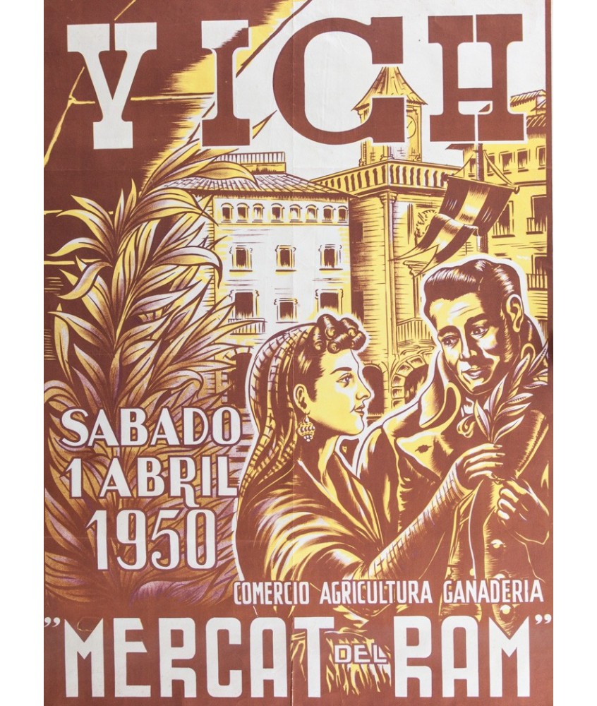 VICH. "MERCAT DEL RAM" 1950