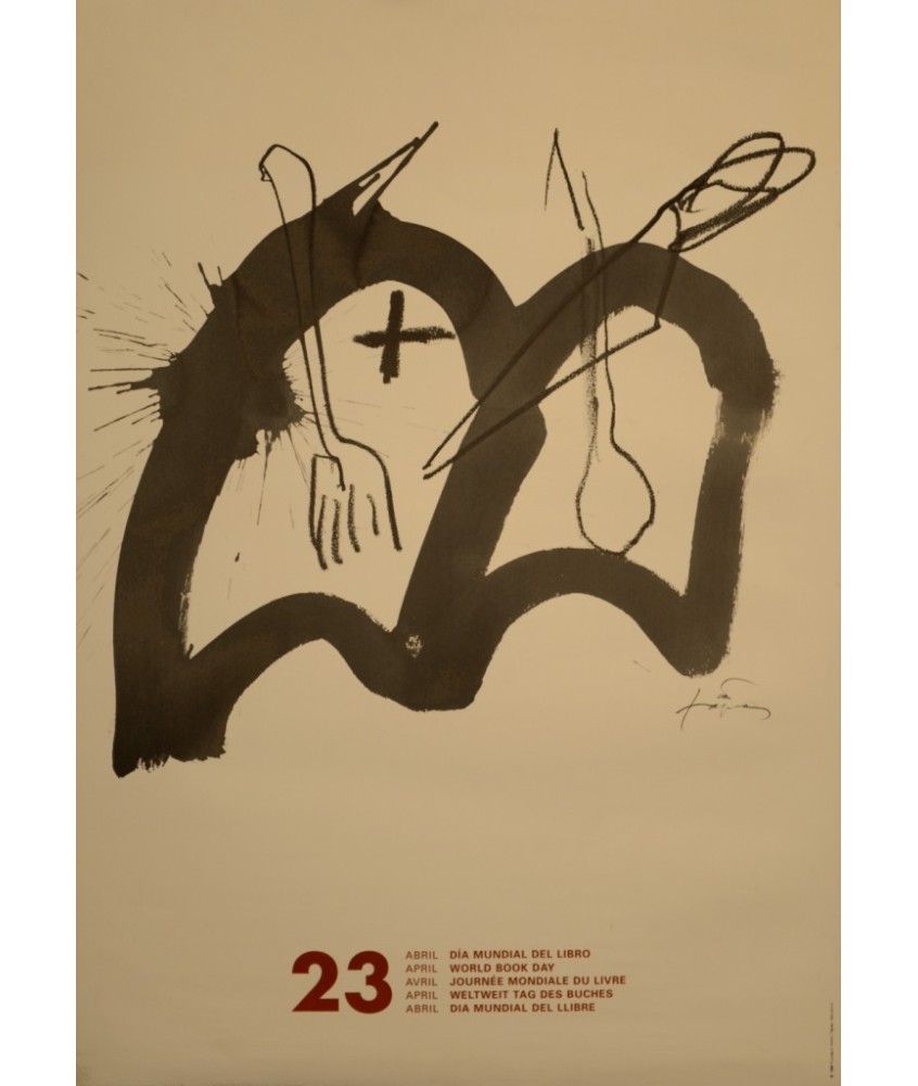 TAPIES. 23 ABRIL DIA MUNDIAL DEL LIBRO