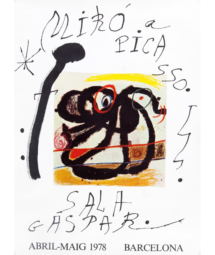 MIRO A PICASSO. SALA GASPAR. BARCELONA