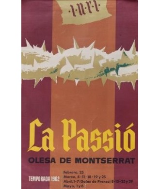 LA PASSIO. OLESA DE MONTSERRAT. 1963
