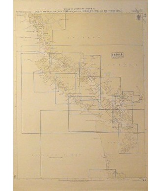 INDEX TO ADMIRALTY CHARTS OF LAREDO SOUND TO COLUMBIA RIVER