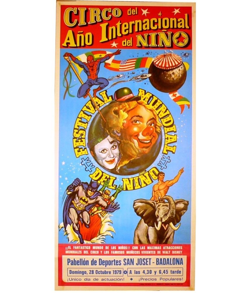 CIRCO DEL AÑO INTERNACIONAL DEL NIÑO. 1979. BADALONA