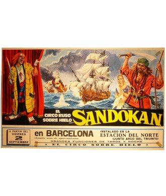 SANDOKAN. CIRCO RUSO SOBRE HIELO. 1977