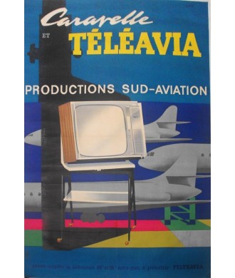 CARAVELLE TELEAVIA. PRODUCTIONS SUD-AVIATION