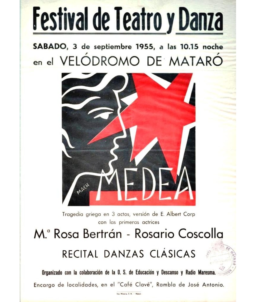 MEDEA RECITAL DE TEATRO Y DANZA