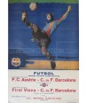 F.C. AUSTRIA. - BARCELONA. FIRST VIENA. - BARCELONA. 1953