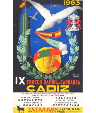 IX TROFEO RAMON DE CARRANZA CADIZ 1963