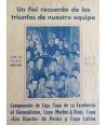 UN FIEL RECUERDO DE LOS TRIUNFOS...C.F. BARCELONA 1952
