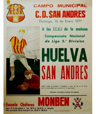 CAMPO MUNICIPAL SAN ANDRES. HUELVA SAN ANDRES 1977