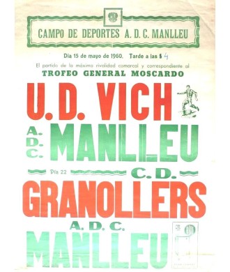 CAMPO DEPORTES A.D.C. MANLLEU. VIC-MANLLEU 1960
